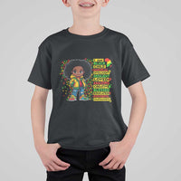 I Am Black Child T Shirt For Kid Afro Girl African American Pride Black History Month