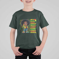 I Am Black Child T Shirt For Kid Afro Girl African American Pride Black History Month