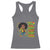 I Am Black Child Racerback Tank Top Afro Girl African American Pride Black History Month