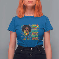I Am Black Child T Shirt For Women Afro Girl African American Pride Black History Month