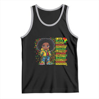 I Am Black Child Tank Top Afro African American Pride Black History Month