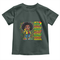 I Am Black Child Toddler T Shirt Afro Girl African American Pride Black History Month