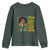 I Am Black Child Youth Sweatshirt Afro Girl African American Pride Black History Month