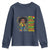 I Am Black Child Youth Sweatshirt Afro Girl African American Pride Black History Month