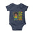 I Am Black Child Baby Onesie Afro Boy African American Pride Black History Month