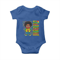 I Am Black Child Baby Onesie Afro Boy African American Pride Black History Month
