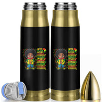 I Am Black Child Bullet Tumbler Afro Boy African American Pride Black History Month