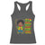 I Am Black Child Racerback Tank Top Afro Boy African American Pride Black History Month