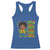 I Am Black Child Racerback Tank Top Afro Boy African American Pride Black History Month