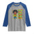 I Am Black Child Raglan Shirt Afro Boy African American Pride Black History Month