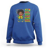 I Am Black Child Sweatshirt Afro Boy African American Pride Black History Month