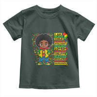 I Am Black Child Toddler T Shirt Afro Boy African American Pride Black History Month