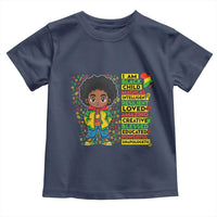 I Am Black Child Toddler T Shirt Afro Boy African American Pride Black History Month