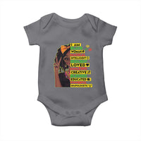 I Am Black Woman Baby Onesie Locd African American Pride Black History Month