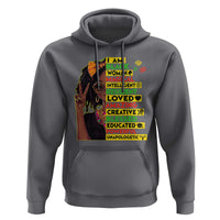I Am Black Woman Hoodie Locd African American Pride Black History Month