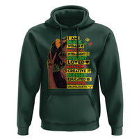 I Am Black Woman Hoodie Locd African American Pride Black History Month
