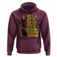 I Am Black Woman Hoodie Locd African American Pride Black History Month