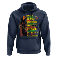 I Am Black Woman Hoodie Locd African American Pride Black History Month