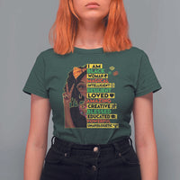 I Am Black Woman T Shirt For Women Locd African American Pride Black History Month