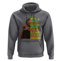 I Am Black Man Hoodie Cool Locd African American Pride Black History Month