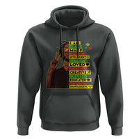 I Am Black Man Hoodie Cool Locd African American Pride Black History Month