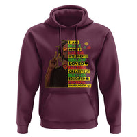 I Am Black Man Hoodie Cool Locd African American Pride Black History Month