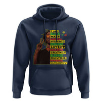 I Am Black Man Hoodie Cool Locd African American Pride Black History Month