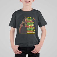 I Am Black Man T Shirt For Kid Cool Locd African American Pride Black History Month