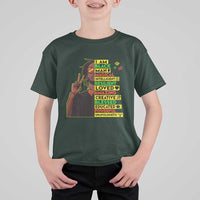 I Am Black Man T Shirt For Kid Cool Locd African American Pride Black History Month