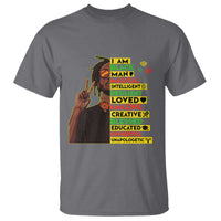 I Am Black Man T Shirt Cool Locd African American Pride Black History Month