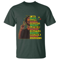 I Am Black Man T Shirt Cool Locd African American Pride Black History Month
