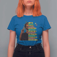 I Am Black Man T Shirt For Women Cool Locd African American Pride Black History Month