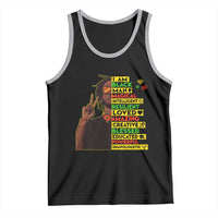 I Am Black Man Tank Top Cool Locd African American Pride Black History Month