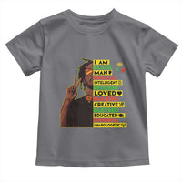 I Am Black Man Toddler T Shirt Cool Locd African American Pride Black History Month