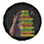 I Am Black Woman Spare Tire Cover Afro African American Pride Black History Month
