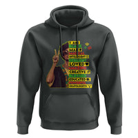 I Am Black Woman Hoodie Afro African American Pride Black History Month