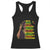 I Am Black Woman Racerback Tank Top Afro African American Pride Black History Month