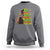 I Am Black Woman Sweatshirt Afro African American Pride Black History Month