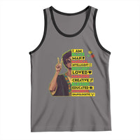 I Am Black Woman Tank Top Afro African American Pride Black History Month