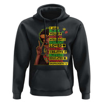 I Am Black Man Hoodie Afro African American Pride Black History Month