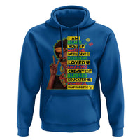 I Am Black Man Hoodie Afro African American Pride Black History Month