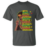 I Am Black Man T Shirt Afro African American Pride Black History Month