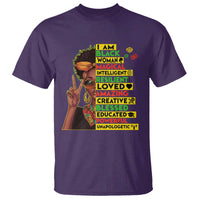 I Am Black Man T Shirt Afro African American Pride Black History Month