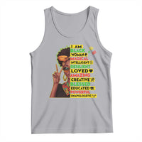 I Am Black Man Tank Top Afro African American Pride Black History Month