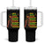 I Am Black Man Tumbler With Handle Afro African American Pride Black History Month