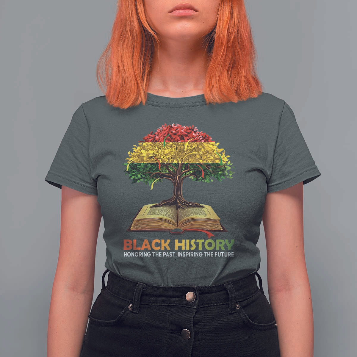 Black History Month T Shirt For Women Honoring The Past Inspiring The Future African American Roots Pride