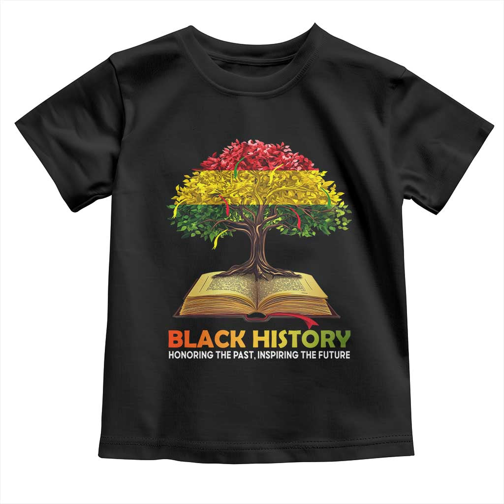 Black History Month Toddler T Shirt Honoring The Past Inspiring The Future African American Roots Pride