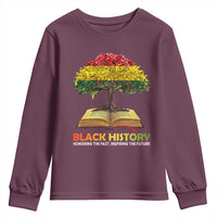 Black History Month Youth Sweatshirt Honoring The Past Inspiring The Future African American Roots Pride