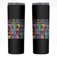 What We Learn From Black History Skinny Tumbler Black Civil Rights Leaders