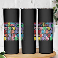 What We Learn From Black History Skinny Tumbler Black Civil Rights Leaders